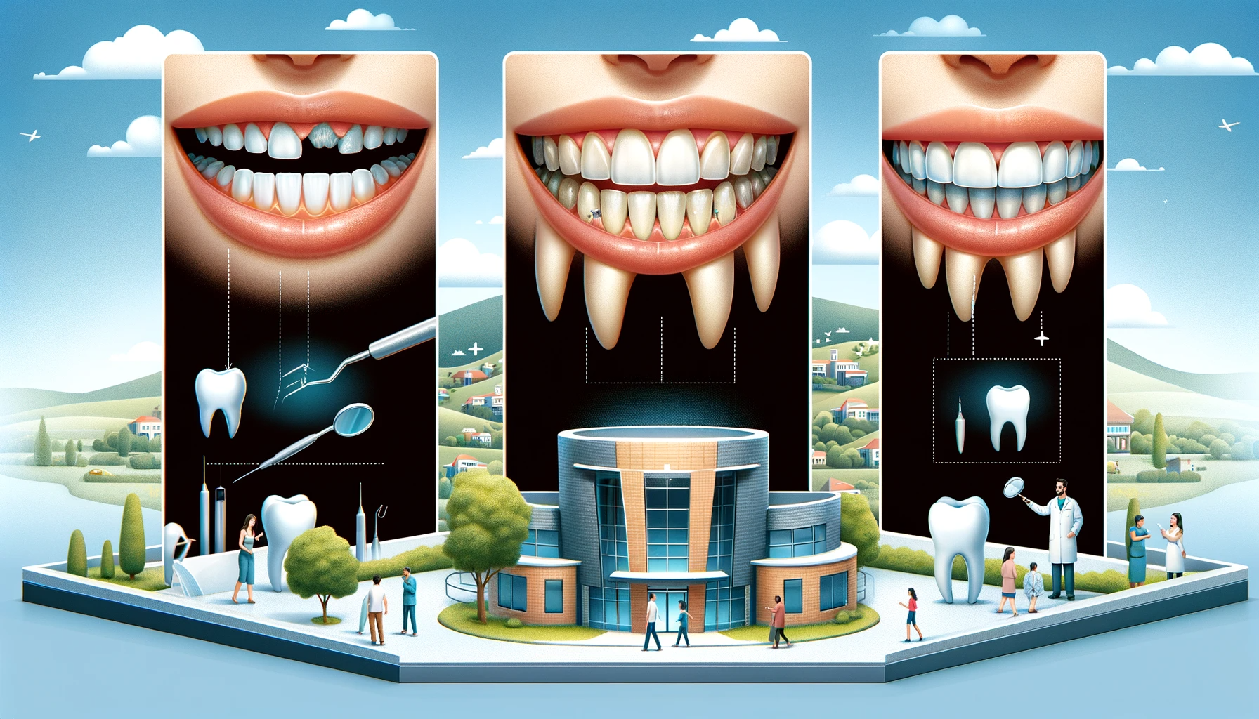 Can cosmetic dentistry fix gaps, crooked teeth, or stained teeth?
